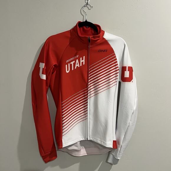 DNA Italian Cycling Jacket Men’s Large, University Of Utah, NWT - Picture 1 of 7